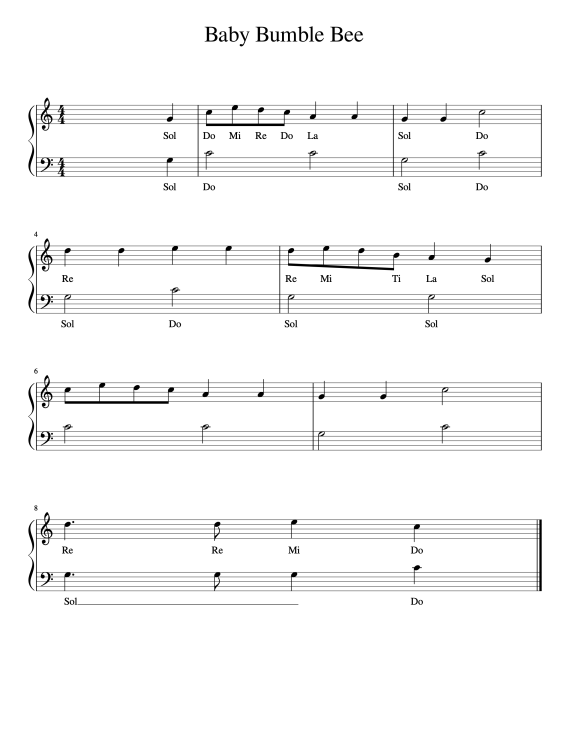 Baby Bumble Bee in C-1